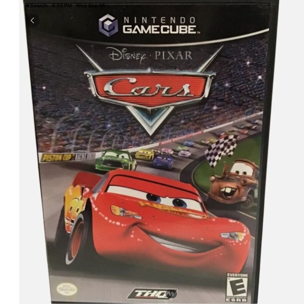 Disney Pixar Cars Nintendo GameCube Racing Game 2006 Complete w/ Manual